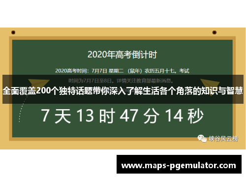 全面覆盖200个独特话题带你深入了解生活各个角落的知识与智慧